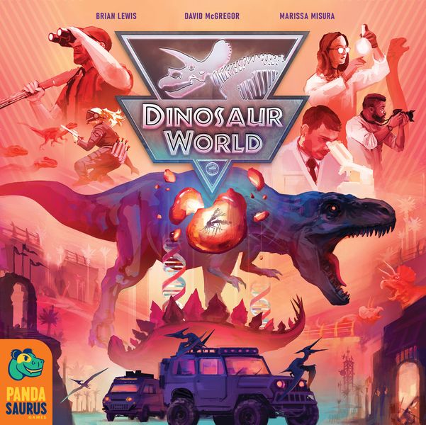 Dinosaur World Board Game box artwork