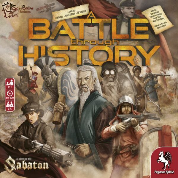 A Battle Through History Board Game (Pegasus) cover