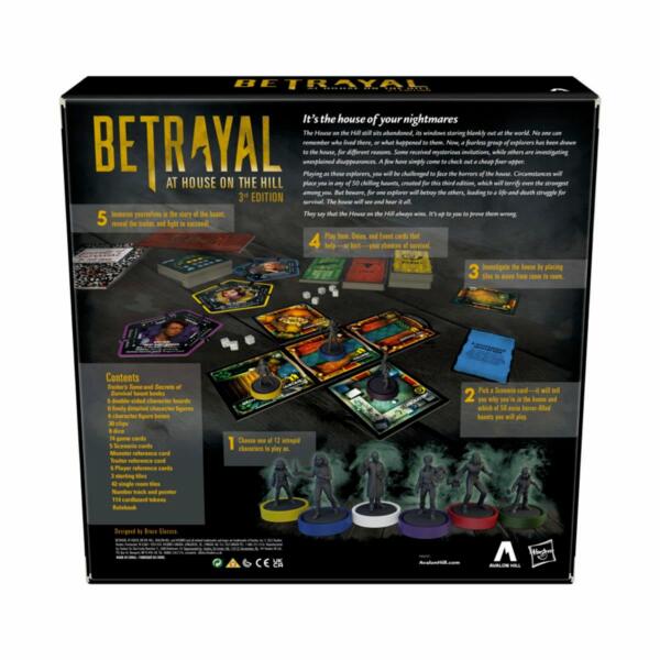 Betrayal at House at Hill 3rd Edition box