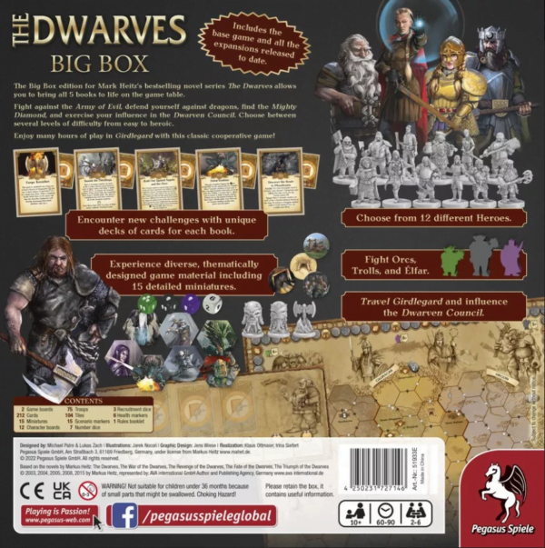 The Dwarves Big Box (Pegasus Spiele) back