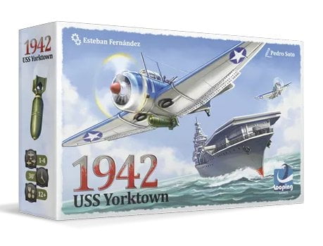 1942 USS Yorktown Board Game box