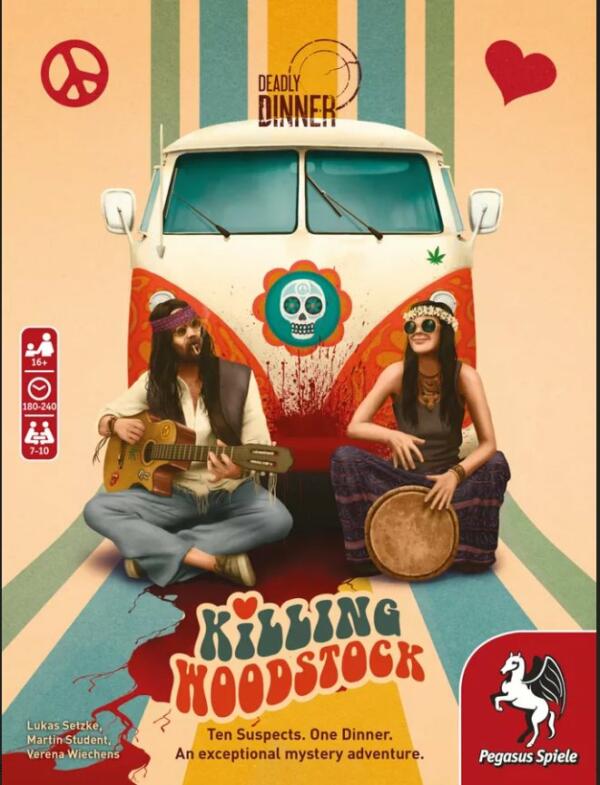 Deadly Dinner: Killing Woodstock (Pegasus Spiele) cover
