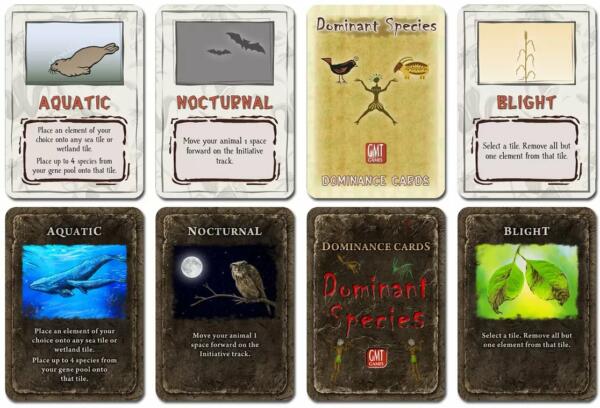 Dominant Species (GMT Games) cards