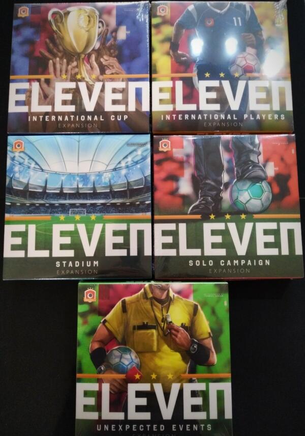 Eleven Football Manager Board Game Expansions Bundle