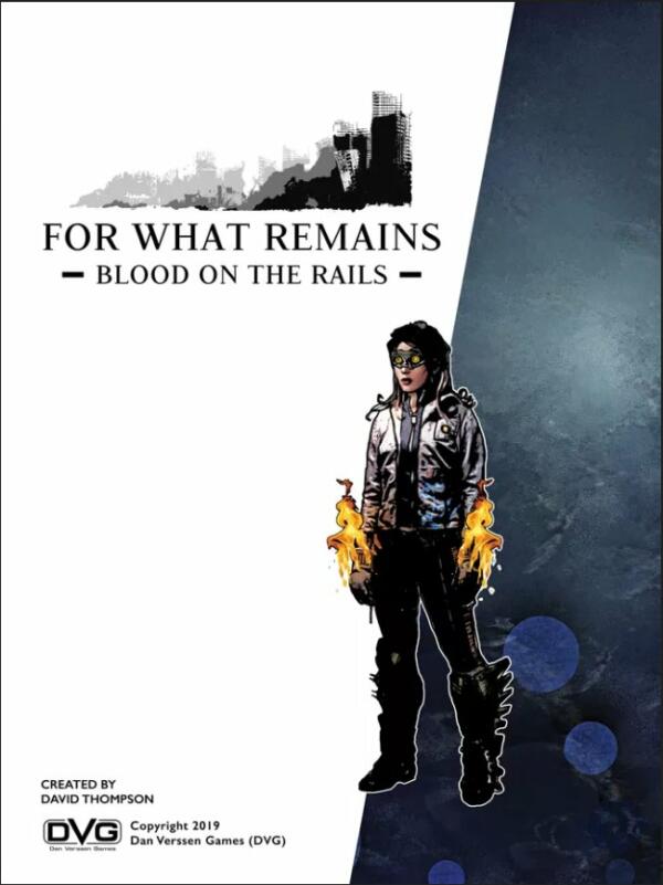 For What Remains: Blood on the Rails (DVG) front