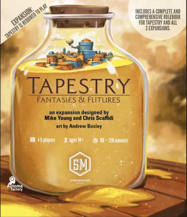 Tapestry Fantasies and Futures (Stonemaier Games) cover