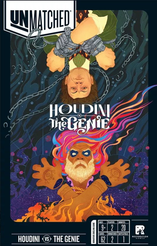 Unmatched: Houdini vs The Genie (Restoration Games) cover