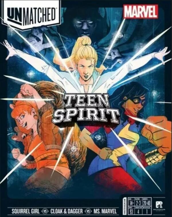 Unmatched Marvel: Teen Spirit (Restoration Games) cover