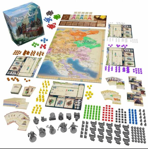 Dark Ages Holy Roman Empire (Board&Dice) components