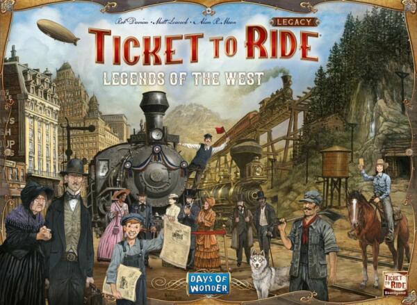Ticket to Ride Legacy Legends of the West (Days of Wonder) cover