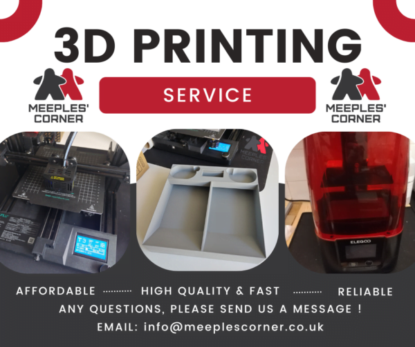 3D Printing Service Meeples' Corner