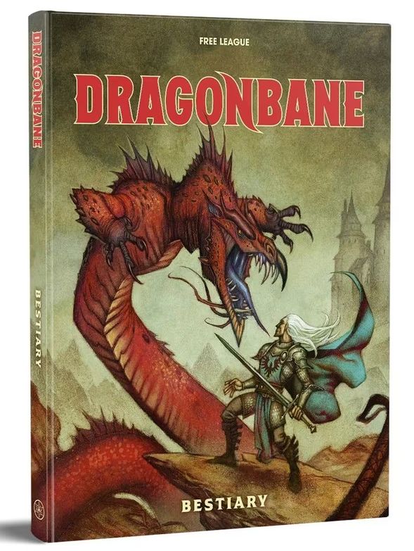 Dragonbane Bestiary (Hardcover / Free League) cover